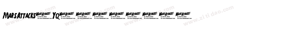 MarsAttacks-Yq24字体转换