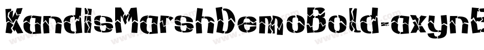 KandisMarshDemoBold-axynE字体转换