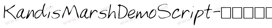 KandisMarshDemoScript字体转换