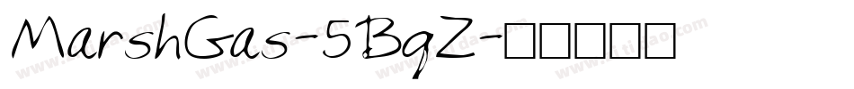 MarshGas-5BqZ字体转换