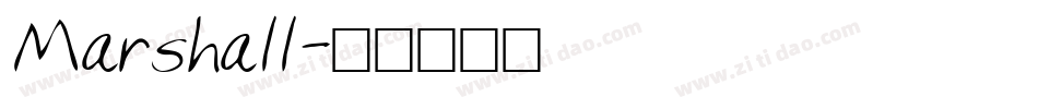 Marshall字体转换