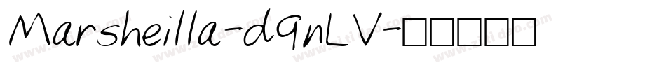 Marsheilla-d9nLV字体转换