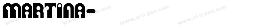 Martina字体转换