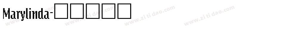 Marylinda字体转换