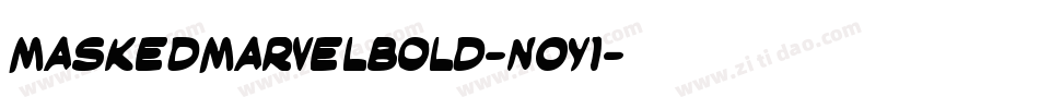MaskedMarvelBold-n0y1字体转换