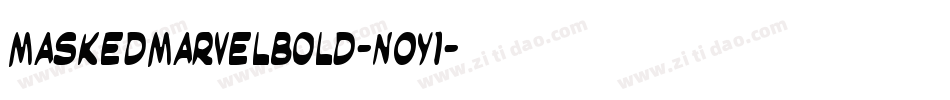 MaskedMarvelBold-n0y1字体转换