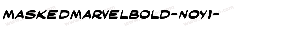 MaskedMarvelBold-n0y1字体转换