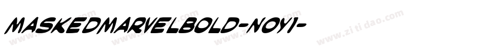 MaskedMarvelBold-n0y1字体转换