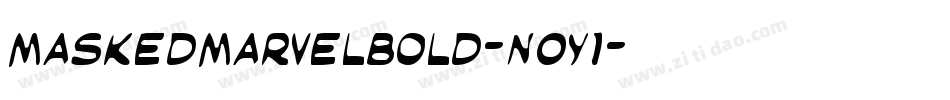 MaskedMarvelBold-n0y1字体转换