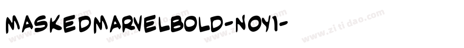 MaskedMarvelBold-n0y1字体转换
