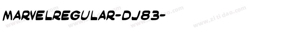 MarvelRegular-Dj83字体转换
