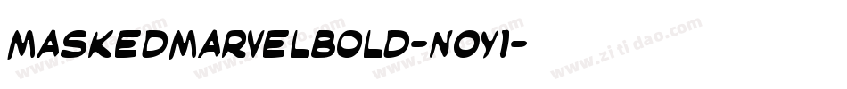MaskedMarvelBold-n0y1字体转换