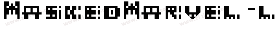 MaskedMarvel-loW5字体转换 MaskedMarvel-loW5字体转换