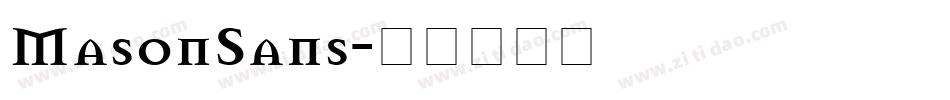 MasonSans字体转换