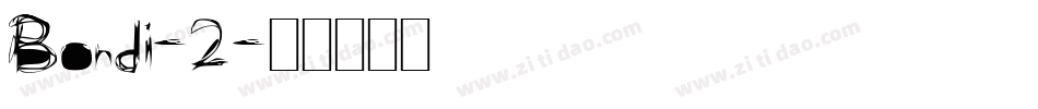 Bondi-2字体转换