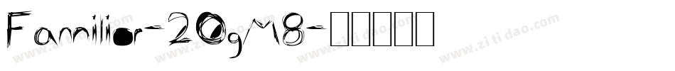 Familior-2OgM8字体转换
