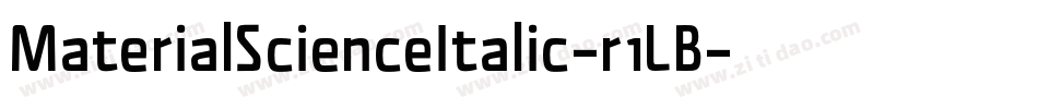 MaterialScienceItalic-r1LB字体转换 MaterialScienceItalic-r1LB字体转换