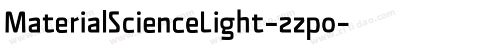 MaterialScienceLight-2zpo字体转换