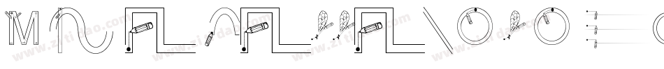 Maternellecolor-Graphisme-2字体转换