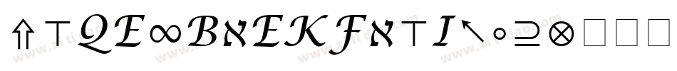 MathTechnicalP16字体转换