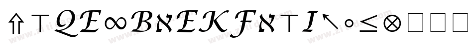 MathTechnicalP17字体转换