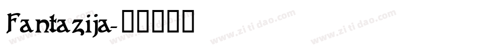 Fantazija字体转换