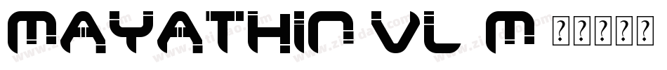 MayaThin-vL4M字体转换