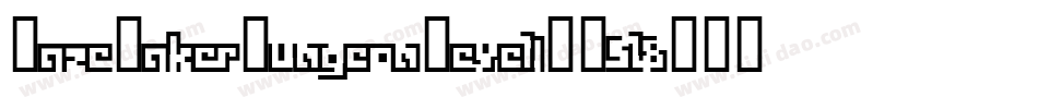 MazeMakerDungeonLevel1F-5l8G字体转换