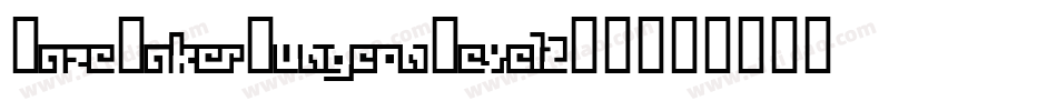 MazeMakerDungeonLevel2F-JOOK字体转换