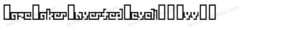 MazeMakerInvertedLevel1F-GvvA字体转换