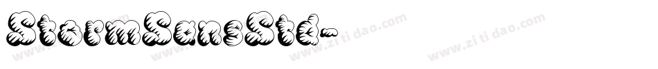 StormSansStd字体转换