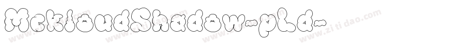 MckloudShadow-pLd字体转换