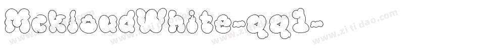 MckloudWhite-qq1字体转换