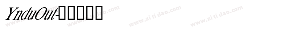 YnduOut字体转换