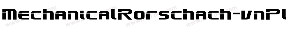 MechanicalRorschach-vnPL字体转换