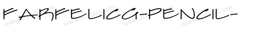 FarfelICG-Pencil字体转换