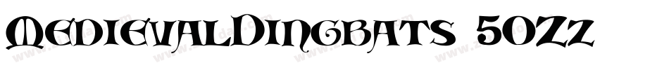 MedievalDingbats-5OZz字体转换
