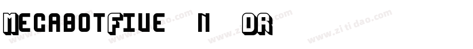 MegabotFive-n8DR字体转换