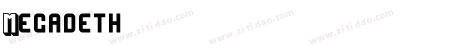 Megadeth字体转换