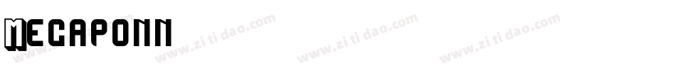 Megaponn字体转换