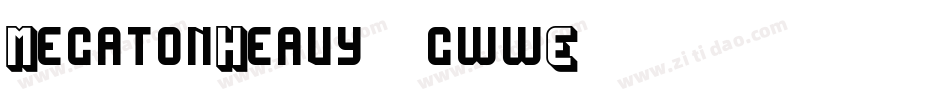 MegatonHeavy-gwwE字体转换