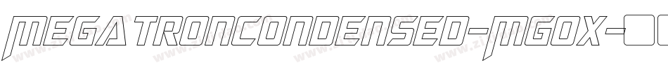 MegatronCondensed-MGox字体转换