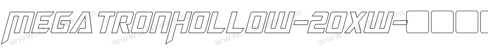 MegatronHollow-20xw字体转换