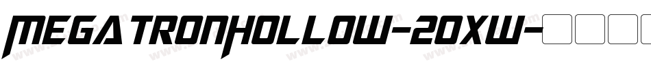 MegatronHollow-20xw字体转换