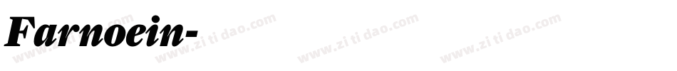 Farnoein字体转换