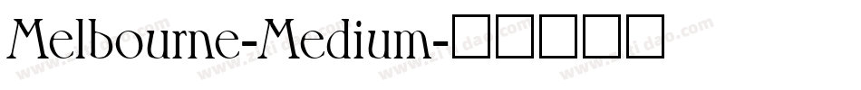 Melbourne-Medium字体转换