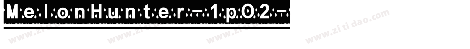 MelonHunter-1pO2字体转换