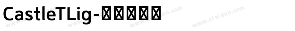 CastleTLig字体转换