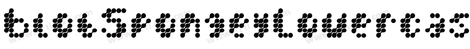 BlobSpongeyLowercase-wKq3字体转换