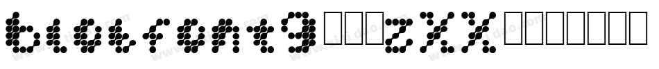 BlobfontG98-zXX3字体转换